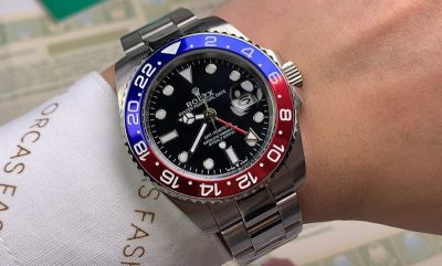ROLEX GMT-Master II Replica Premium Steel 40MM Black Watch